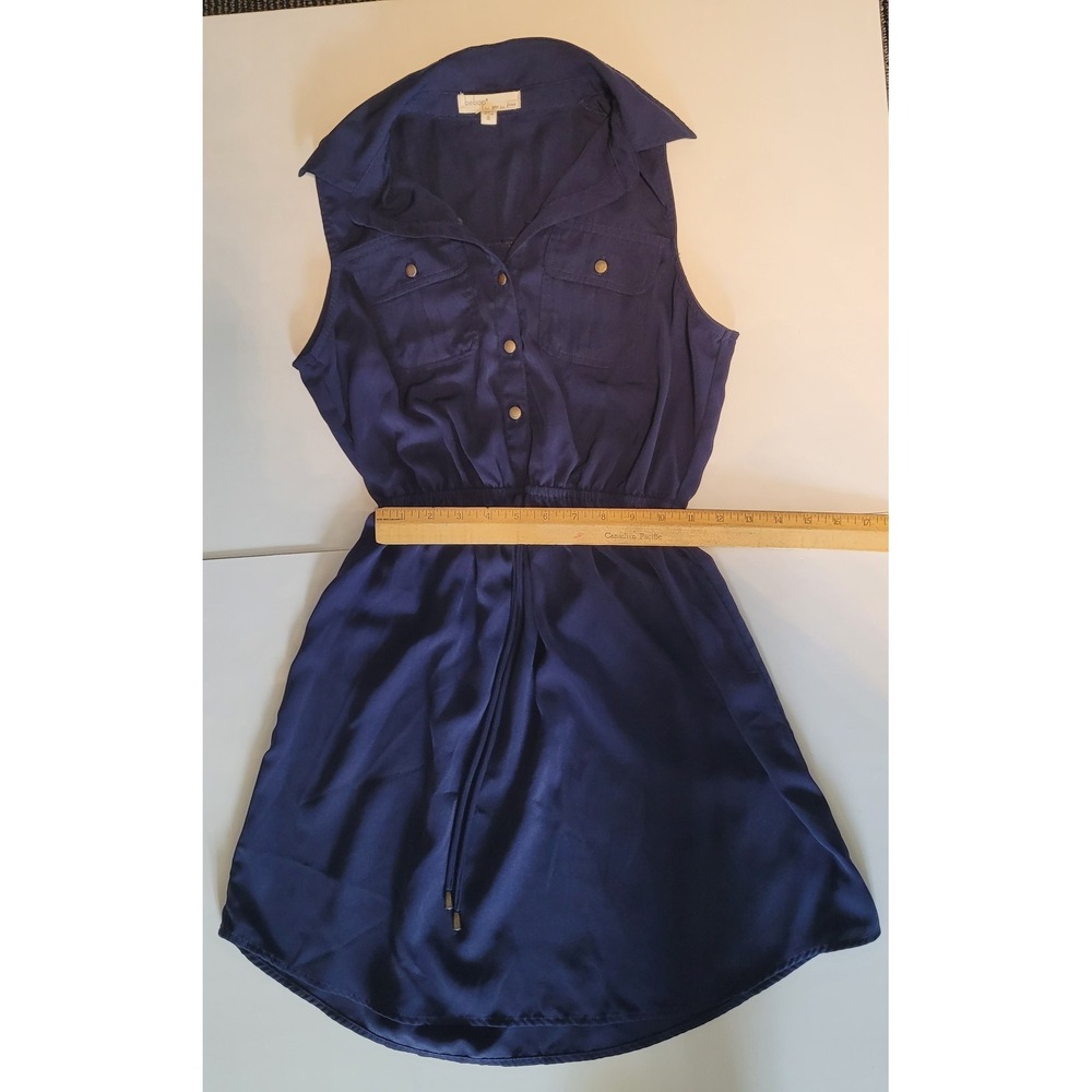 Bebop S Navy Blue Summer Dress Style# ZGKQ-4433-K2, 100% Polyester - Picture 8 of 12